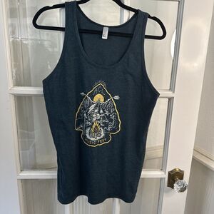 ACL Fest 2015 Austin City Limits Tank Top Women's Large Dark Green